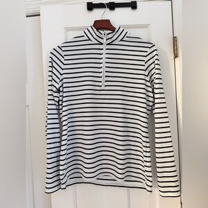 Renwick Striped Navy and White Long Sleeve Top